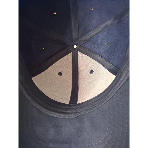 NWT DF Blue Nissan Hook and Loop Closure Adjustable Baseball Hat Cap - Picture 6 of 7